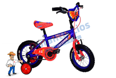 BICICLETA	CORSARIO	BMX CROSS 12	COLOR: VERDE