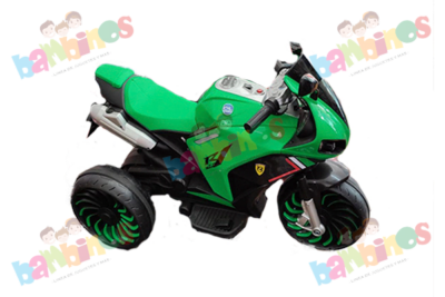 MOTO RECARGABLE	MUNDO NIÑO	H2 HB5718	VERDE, AZUL, AMARILLO