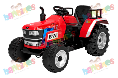 CARRO ELECTRICO, TRACTOR ROJO	MUNDO NIÑO	MBHL-2788	ROJO