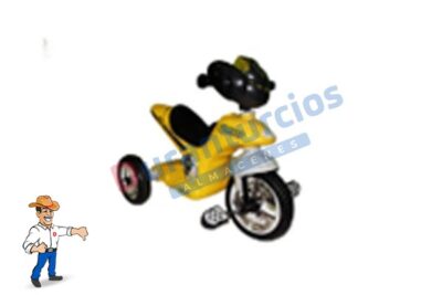 TRICICLO TIPO MOTO		MODELO: SHT-160/FBL2277A	COLOR: AMARILLO