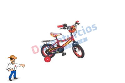 BICLECTA	CORSARIO	BMX FOX 12	ROJO